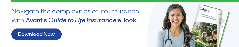 Avant - August - Life Insurance eBook - Banner 1000x200